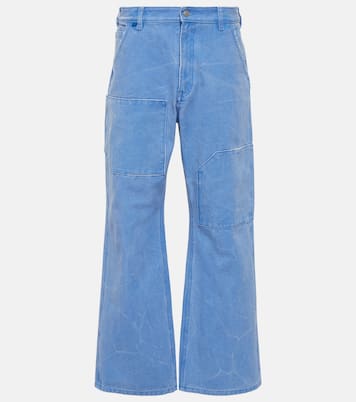 Gerade Mid-Rise-Hose Palma aus Canvas | Acne Studios