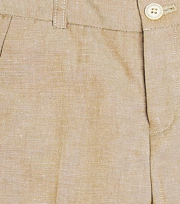 Pantaloni regular Peter in cotone e lino | Bonpoint