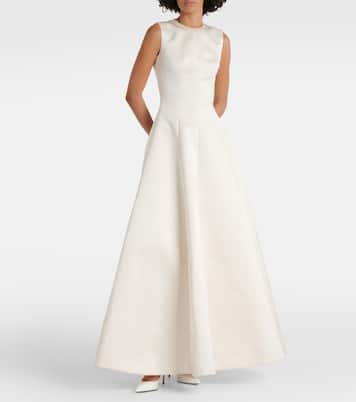 Bridal Robe Mairi aus Crêpe | Emilia Wickstead