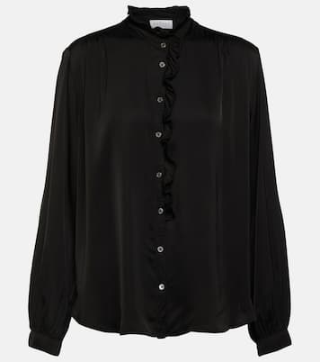 Bluse aus Satin | Velvet