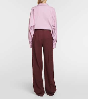 Pantaloni a gamba larga Antone in lana | The Row