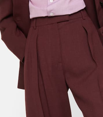 Pantaloni a gamba larga Antone in lana | The Row