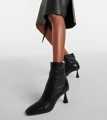 Ankle Boots Amore 75 aus Leder | Aquazzura