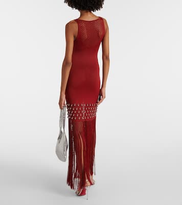 Embellished crochet midi dress | Rabanne