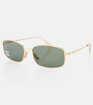 Occhiali da sole rettangolari Triomphe Rhinestone 02 | Celine Eyewear