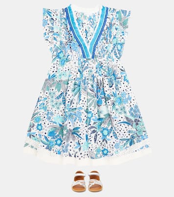 Bedrucktes Kleid Sasha | Poupette St Barth Kids