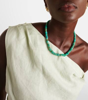 Collana in oro 9kt con turchesi | Ileana Makri