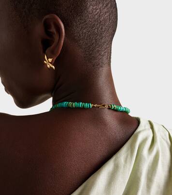 Collana in oro 9kt con turchesi | Ileana Makri