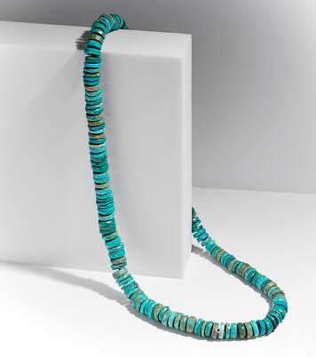 Collana in oro 9kt con turchesi | Ileana Makri