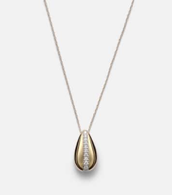 Collier Pistachio en or 14 ct et diamants | Stone and Strand
