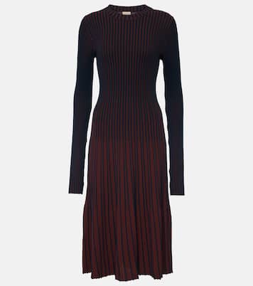 Abito midi in maglia a coste | Tod's