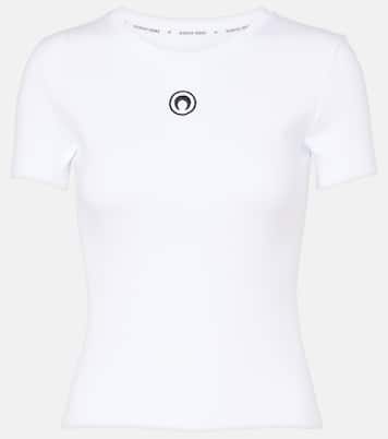 Logo cotton jersey T-shirt | Marine Serre