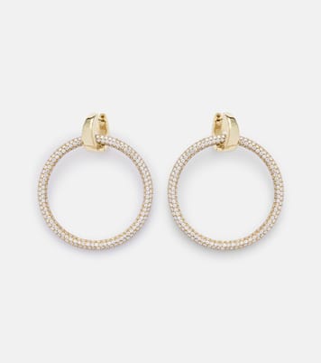 Boucles d'oreilles Eternal en or 18 ct et diamants | Octavia Elizabeth