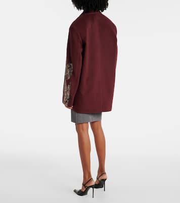 Embellished wool and cashmere  coat | Etro