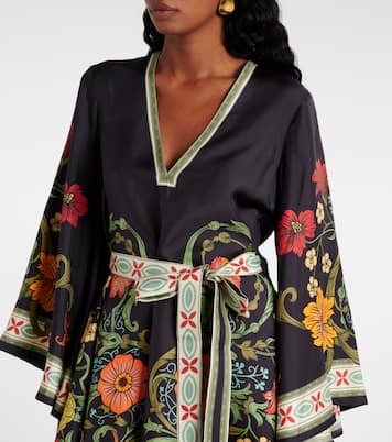 Kaftan Mini Magnifico aus Seide | La DoubleJ