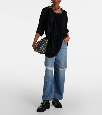 Jeans anchos con rotos | Junya Watanabe