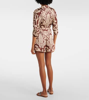 Isabelle printed shorts | Poupette St Barth