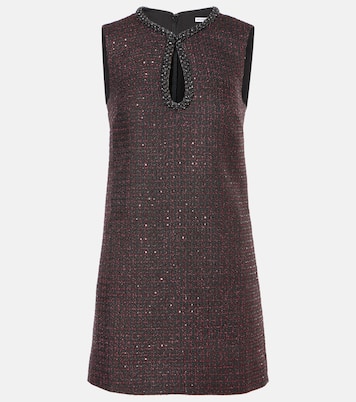 Abito corto in tweed con paillettes | Self-Portrait