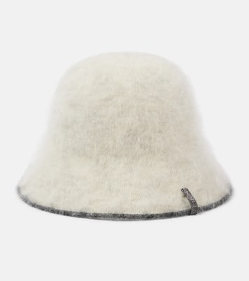 Cappello cloche in misto mohair | Brunello Cucinelli