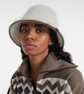 Cappello cloche in misto mohair | Brunello Cucinelli