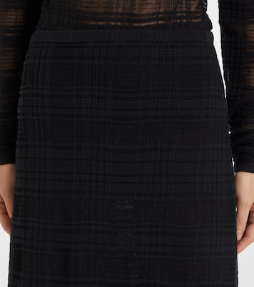 Jupe midi White Label en coton mélangé | Proenza Schouler