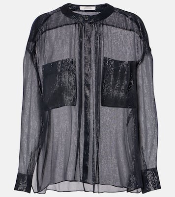Camicia in lamé di misto seta | Dorothee Schumacher