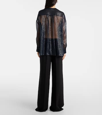 Camicia in lamé di misto seta | Dorothee Schumacher