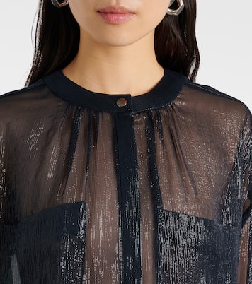 Camicia in lamé di misto seta | Dorothee Schumacher