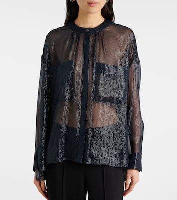 Camicia in lamé di misto seta | Dorothee Schumacher