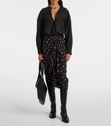 Jupe midi Zaine imprimée | Marant Etoile