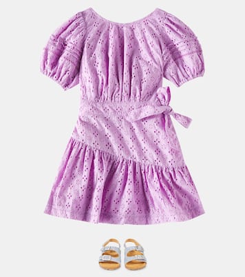 Abito Chantal in cotone sangallo | Poupette St Barth Kids