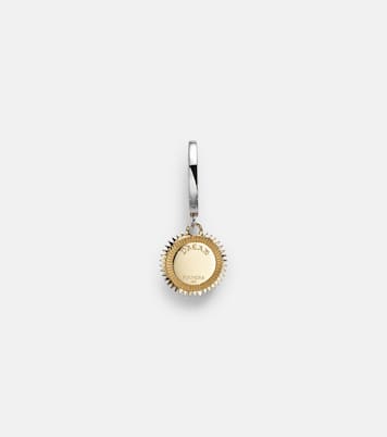 Boucle d'oreille unique Dream Mini en or jaune et blanc 18 ct et diamants | FoundRae