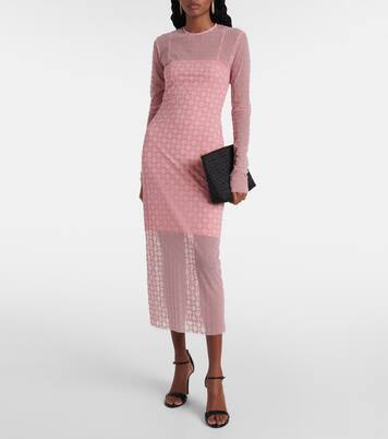 Abito midi Monogram 72 in tulle  | Givenchy