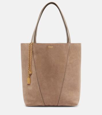 Chloé Spin Medium suede tote bag | Chloé