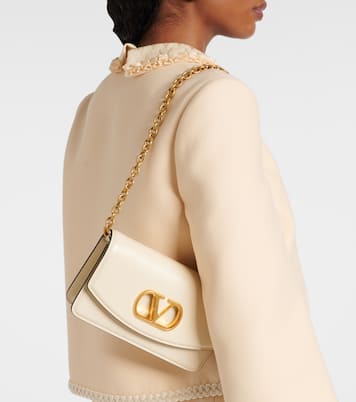 Vain VLogo leather clutch | Valentino Garavani