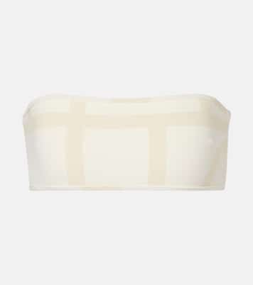 Haut de bikini bandeau Monogram | Toteme