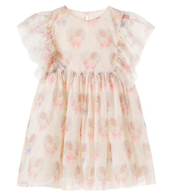 Abito Ada in tulle con stampa floreale | Konges Sløjd