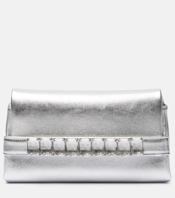 Kya metallic leather clutch | Jimmy Choo