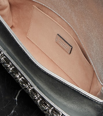 Kya metallic leather clutch | Jimmy Choo
