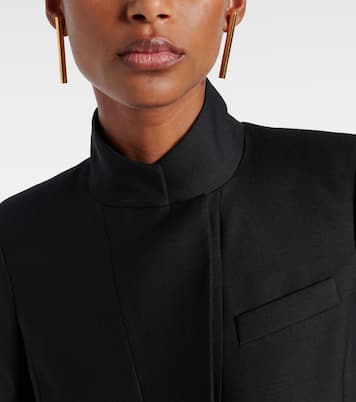 Logo drop earrings  | McQueen