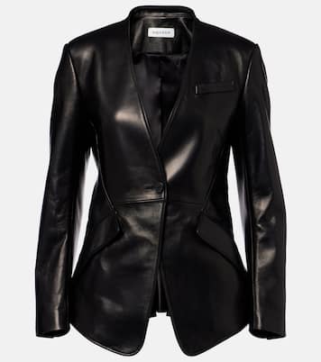 Leather blazer | McQueen