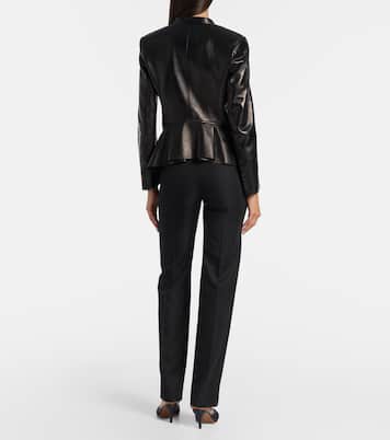 Leather blazer | McQueen