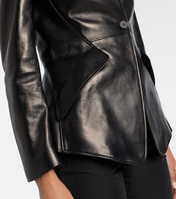 Leather blazer | McQueen