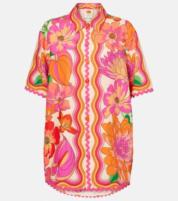 Camicia in misto lino con stampa floreale | Farm Rio