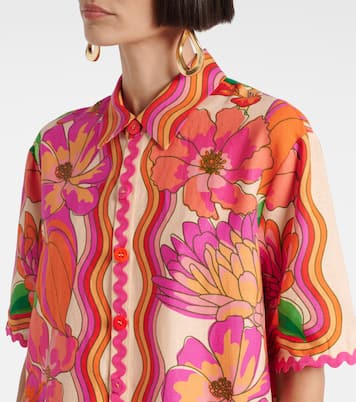 Camicia in misto lino con stampa floreale | Farm Rio