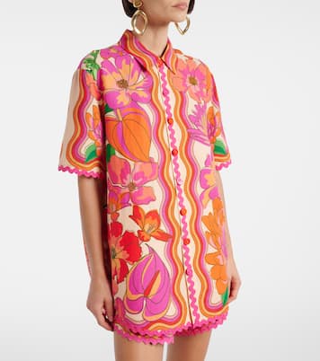 Camicia in misto lino con stampa floreale | Farm Rio