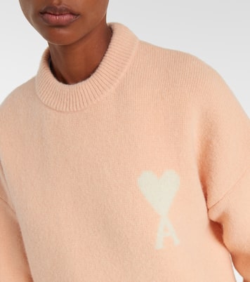 Ami De Cœur alpaca and wool-blend sweater | Ami Paris