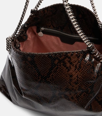Snake-effect faux leather tote bag | Stella McCartney