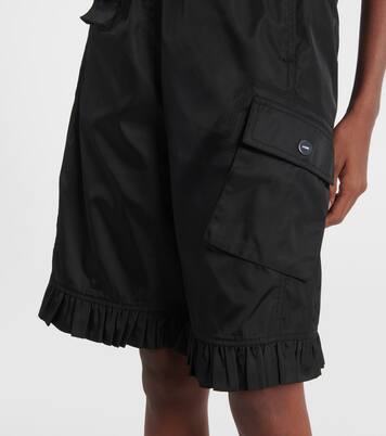 Ruffled cargo shorts | Ganni