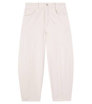 Cotton-blend barrel-leg pants | Il Gufo